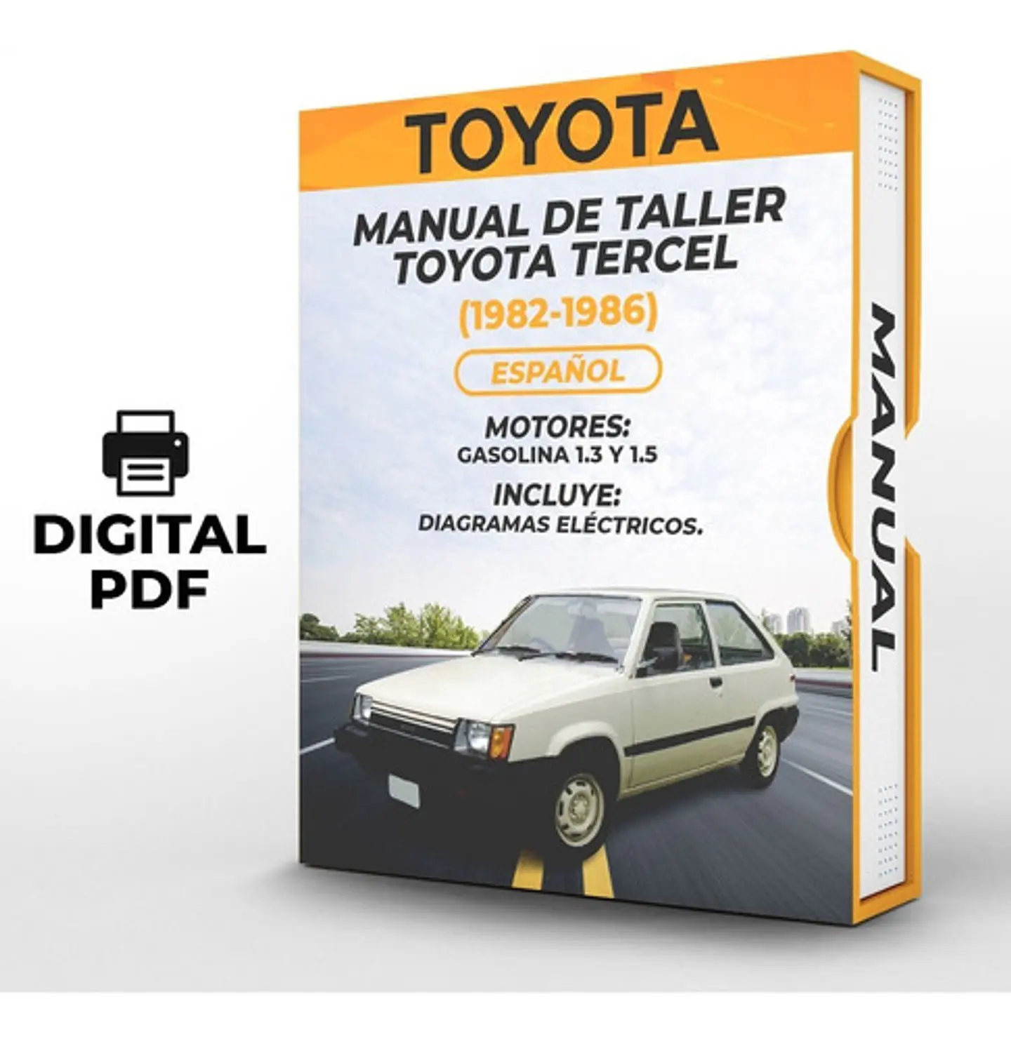 Manuale d'officina Toyota Tercel (1982-1986) 1.3 E 1.5 PDF 1