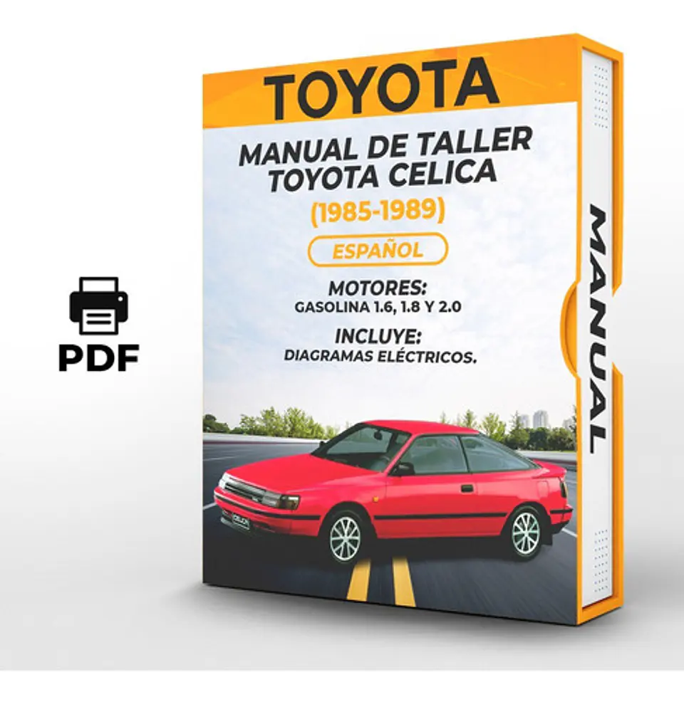 Manuale di officina Toyota Celica (1985-1989) 1.6, 1.8 E 2.0 PDF 1