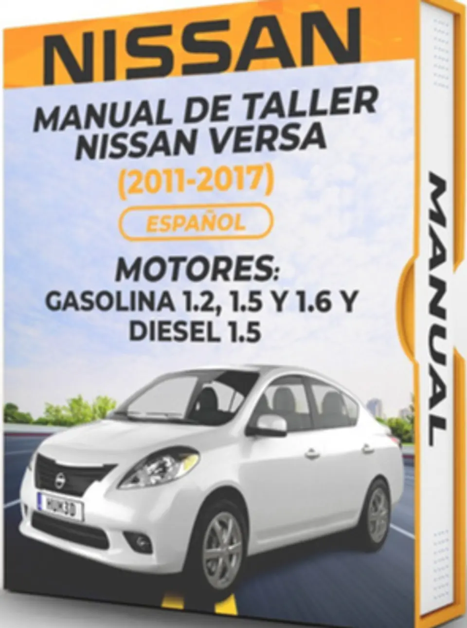 Manuale d'officina Nissan Versa (2011, 2012, 2013, 2014, 2015, 2016, 2017) 1.2, 1.5 E 1.6 GAS 1.5  1