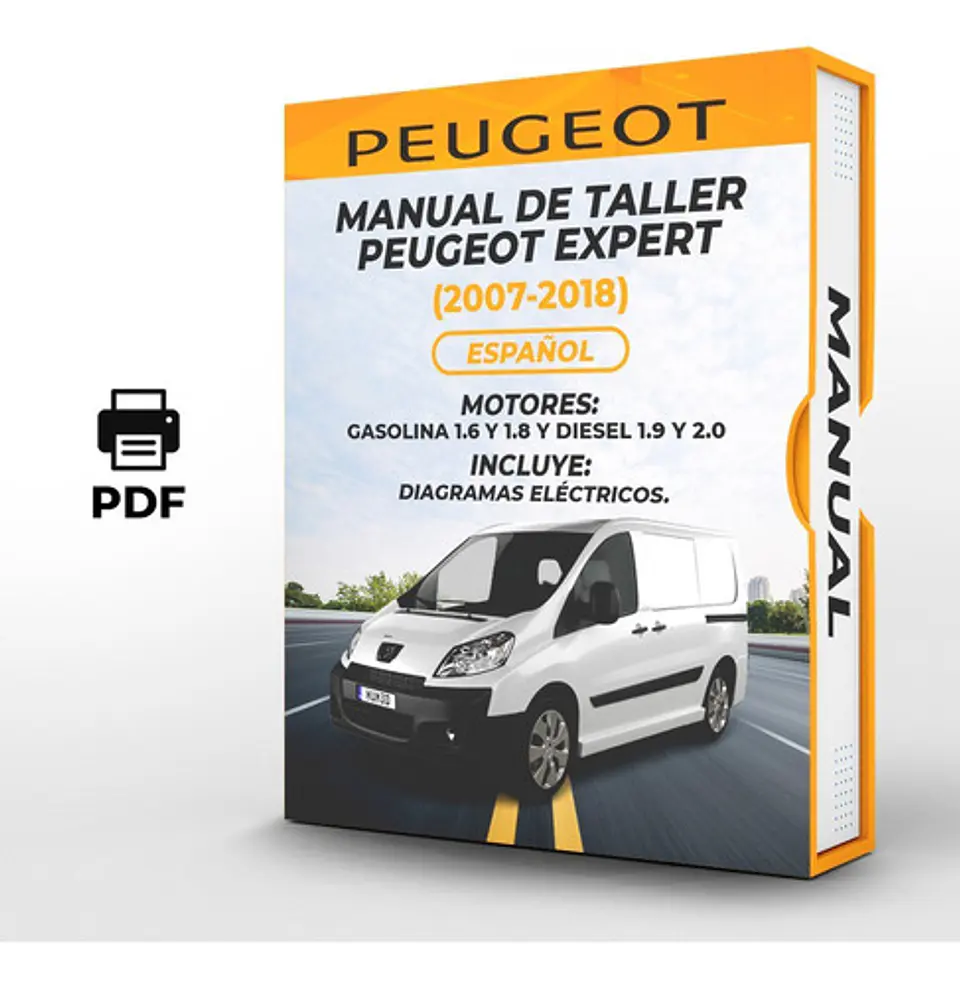 Manuale d'officina Peugeot Expert (2012, 2013, 2014, 2015, 2016, 2017, 2018) 1.6 1.8 GAS 1.9 2.0 1