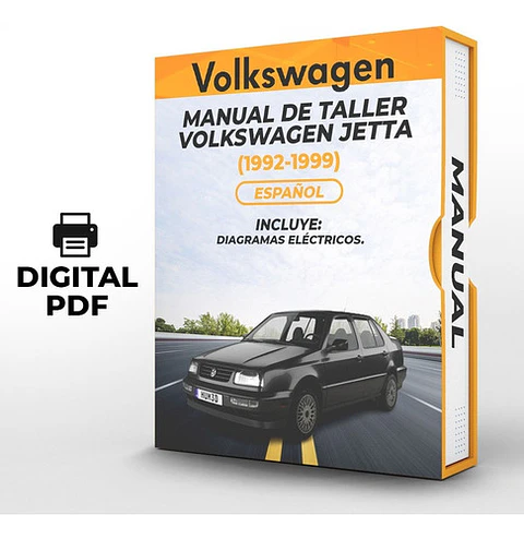 Manuale di officina Volkswagen Jetta (1992, 1993, 1994, 1995, 1996, 1997, 1998, 1999)