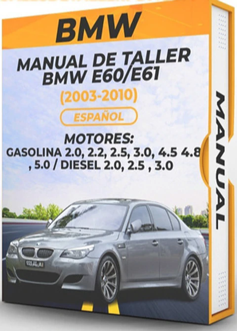 Manuale di officina BMW E60/E61 (2003-2010) 2.0, 2.2, 2.5, 3.0, 4.5 4.8, 5.0 / Gas 2.0