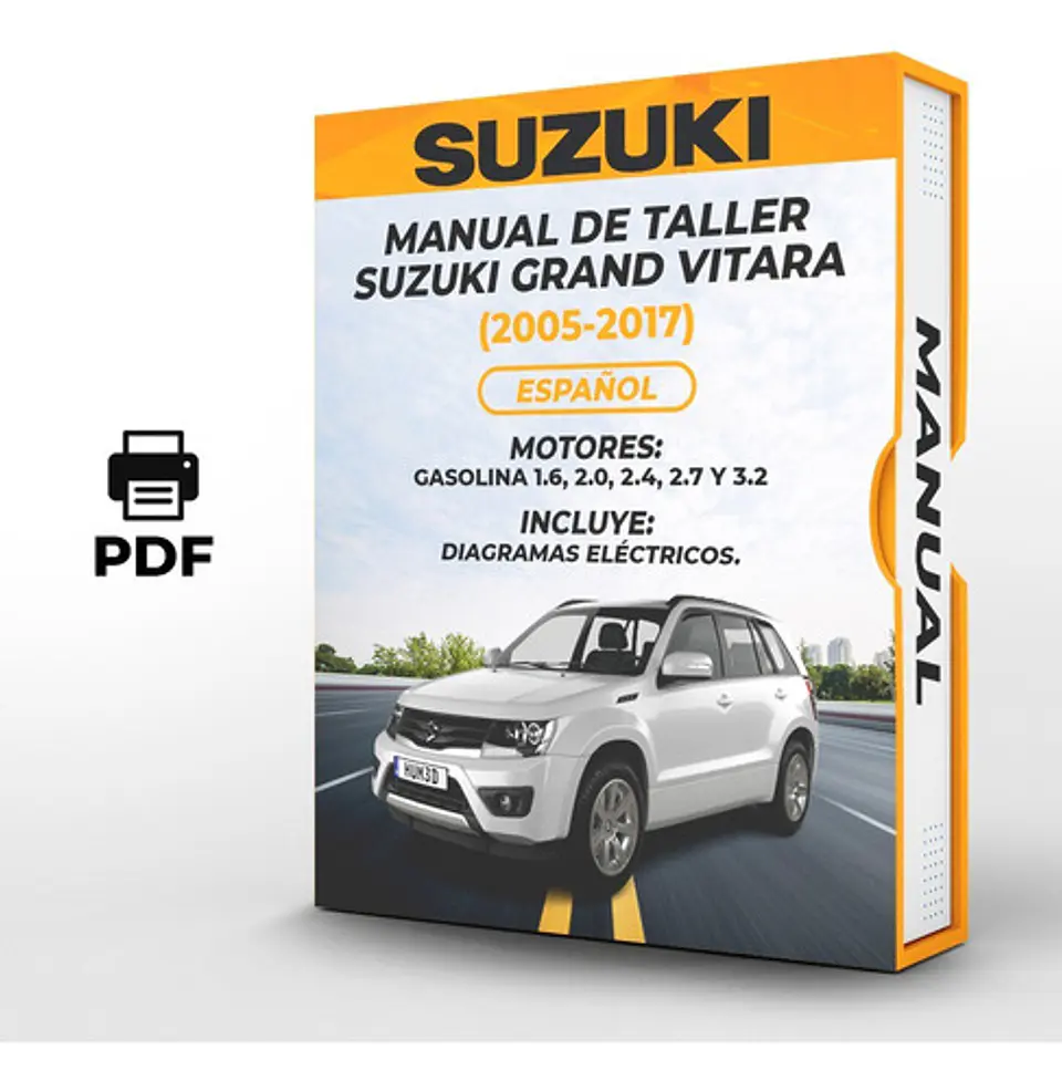Manuale di officina Suzuki Grand Vitara (2005-2017) 1.6, 2.0, 2.4, 2.7 E 3.2 1