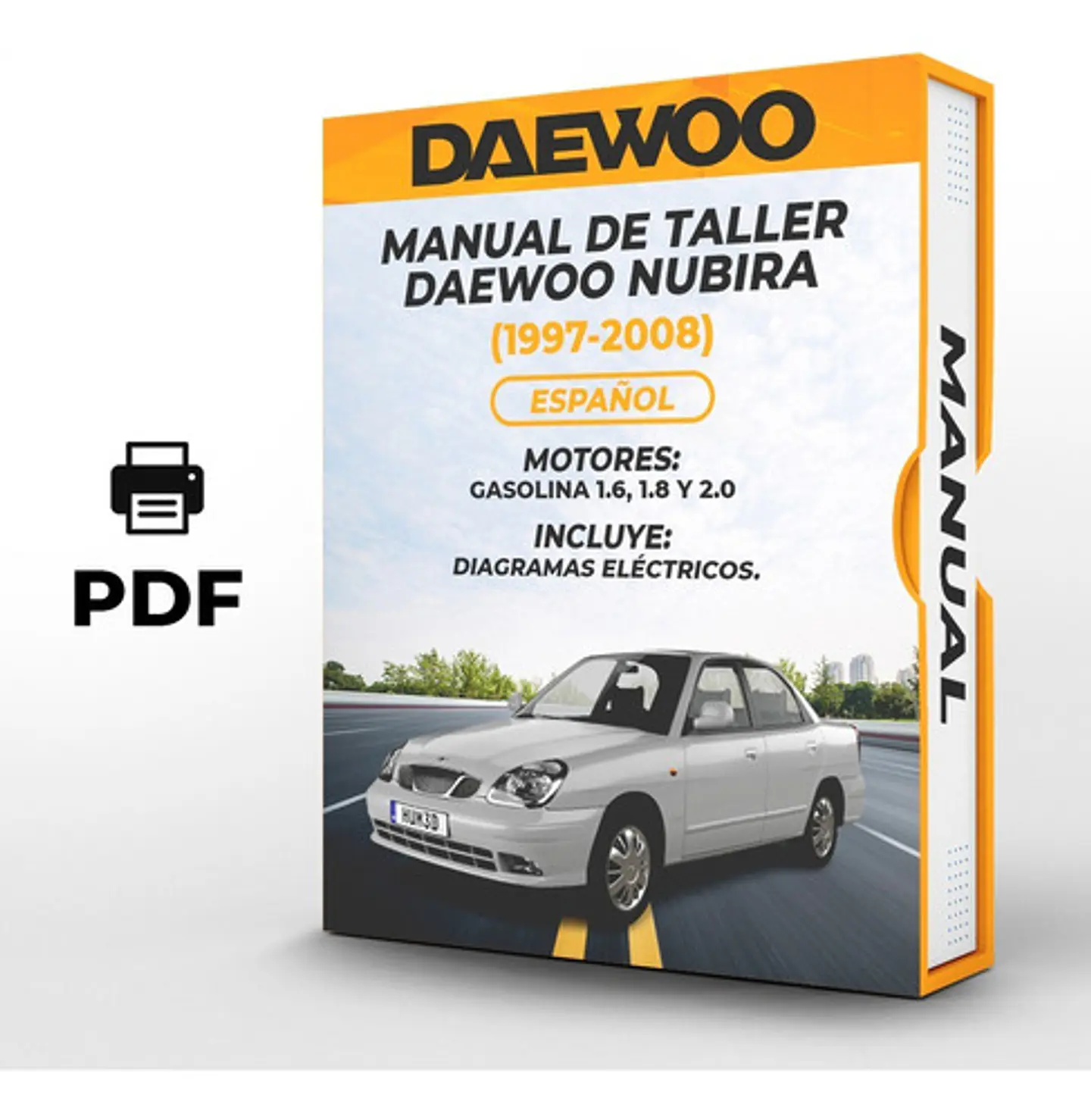 Manuale di officina Daewoo Nubira (1997-2008) (Spag) 1