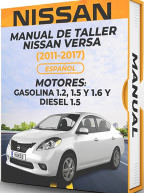Manuale d'officina Nissan Versa (2011, 2012, 2013, 2014, 2015, 2016, 2017) 1.2, 1.5 E 1.6 E DIESEL 1.5 