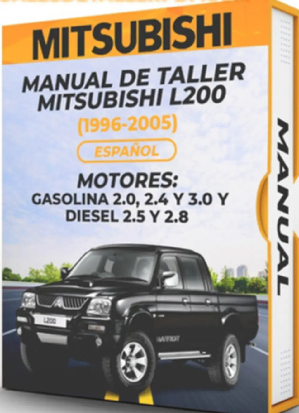 Manuale di officina Mitsubishi L200 (1996, 1997, 1998, 1999, 2000) BENZINA 2.0, 2.4 E 3.0 E DIESEL 2.5 E 2.8 Schemi elettrici 1