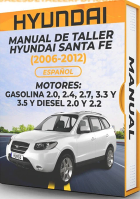 Manuale di officina Hyundai Santa Fe (2006-2012) (Spag)