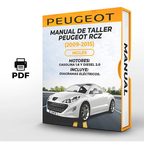 Manuale di officina Peugeot Rcz (2009-2015) 1.6 E GASO 2.0