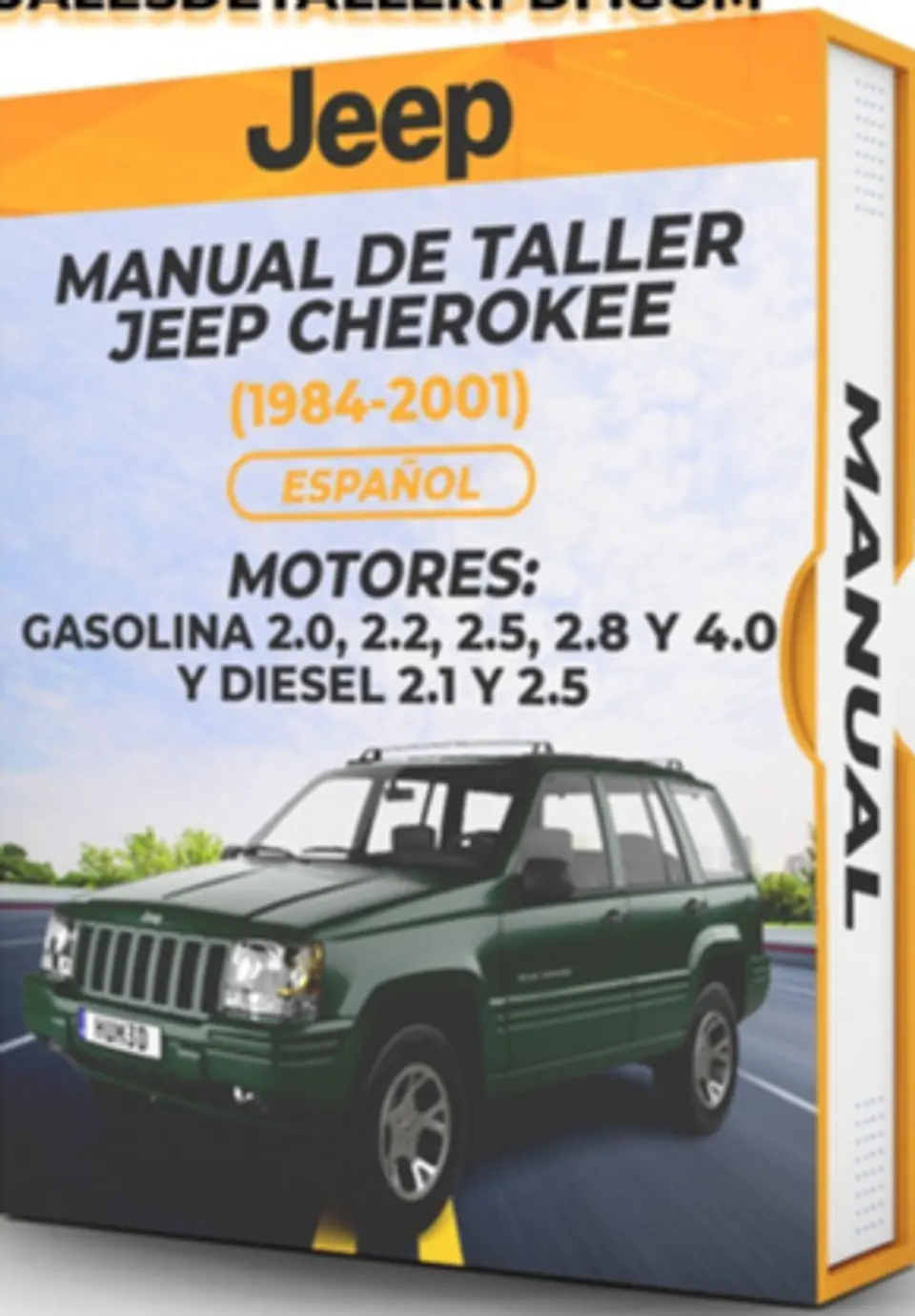 Manuale di officina Jeep Cherokee (1984, 1985, 1986, 1987, 1988, 1989, 1990, 1991, 1992, 1993)2.0, 2.2, 2.5, 2.8 4.0 E GAS 2.1 E 2.5 1