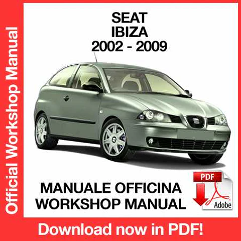 Manuale Officina Seat Ibiza 6L1 (2002-2003-2004-2005-2006-2007-2008-2009) (EN)