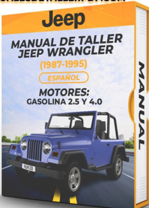 Manuale di officina Jeep Wrangler (1987, 1988, 1989, 1990, 1991, 1992, 1993) 2.5 e 4.0