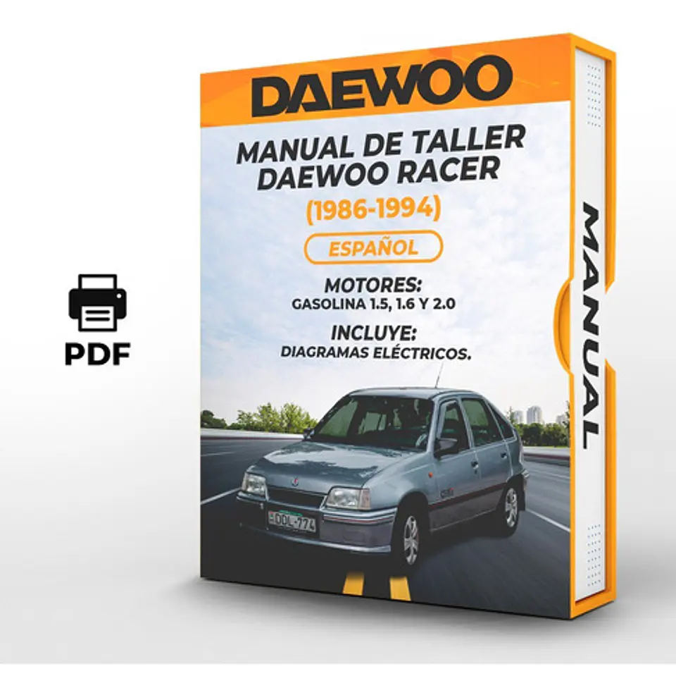 Manuale di officina Daewoo Racer (1986, 1987, 1988, 1989, 1990, 1991, 1992, 1993, 1994)  1