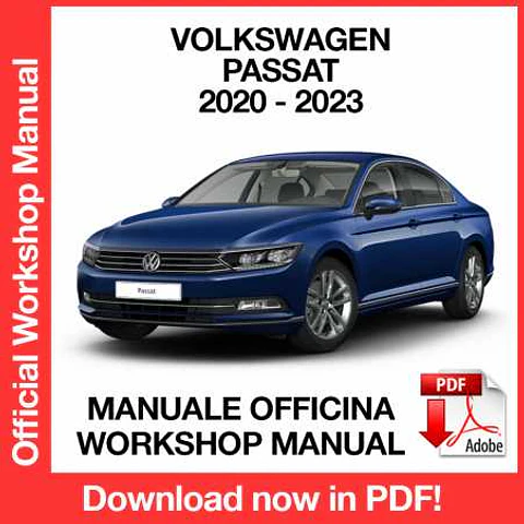 Manuale Officina Volkswagen Passat (2020-2021-2022-2023) (EN)