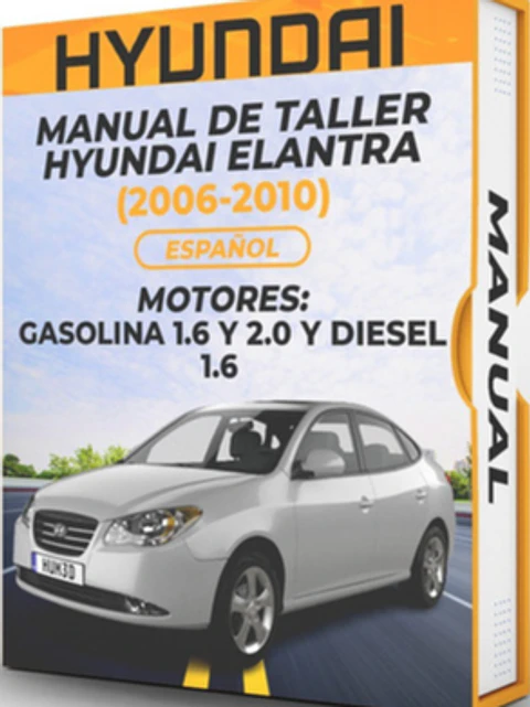 Manuale di officina Hyundai Elantra (2006, 2007, 2008, 2009, 2010) 1.6 E 2.0  GAS 1.6