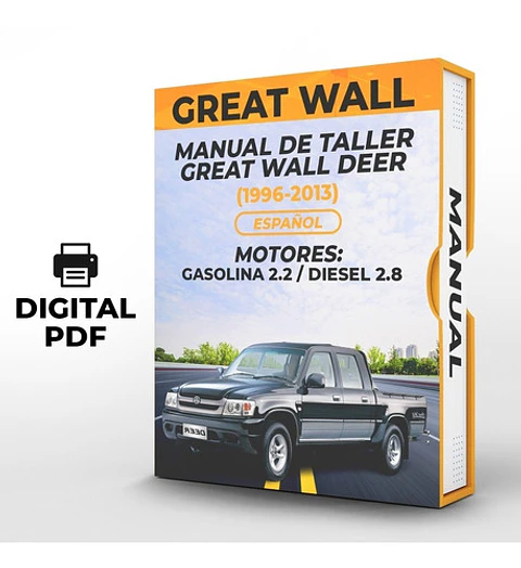 Manuale di officina Great Wall Deer (1996-2013) (Spag)
