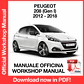 Manuale Officina GRATIS Peugeot 208 1.0 L I3, 1.2 L I3 , 1.4 L I4  (2012-2013-2014-2015)  - miniatura 2