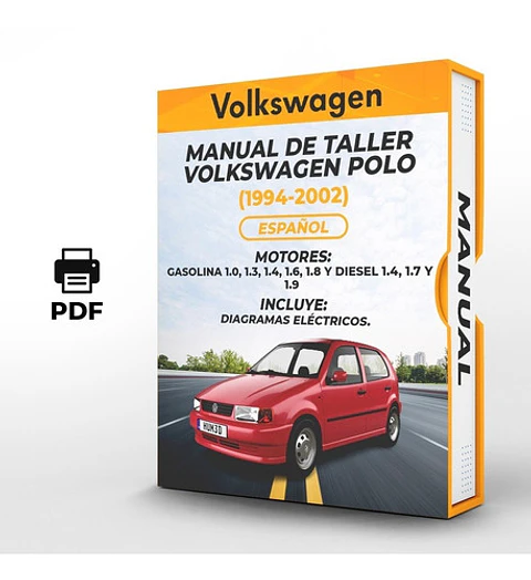 Manuale di officina Volkswagen Polo (1994, 1995, 1996, 1997) 1.0, 1.3, 1.4, 1.6, 1.8