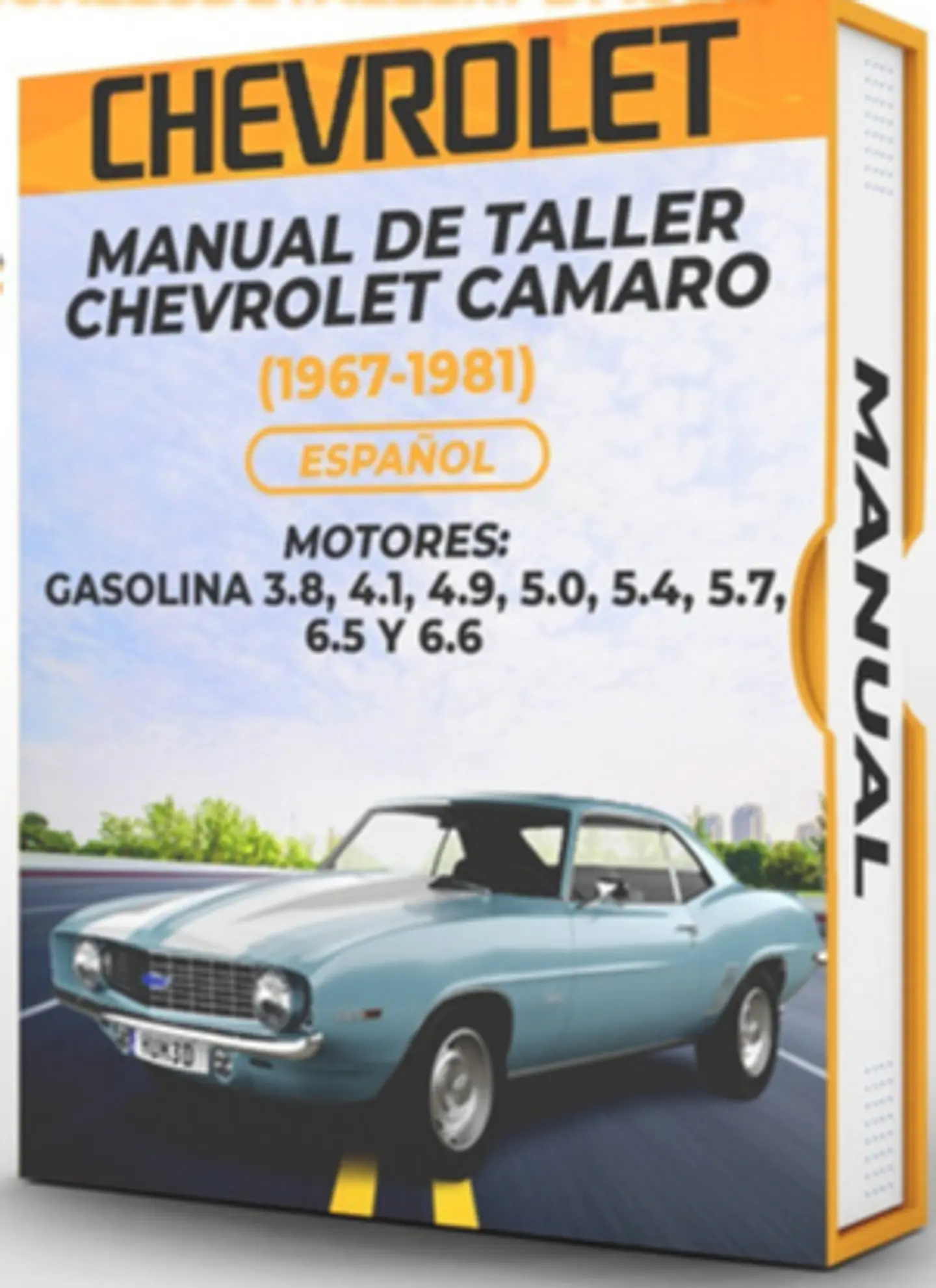 Manuale di officina Chevrolet Camaro (1967, 1968, 1969, 1970, 1971, 1972, 1973, 1974) BENZINA 3.8, 4.1, 4.9, 5.0, 5.4, 5.7, 6.5 e 6.6 1