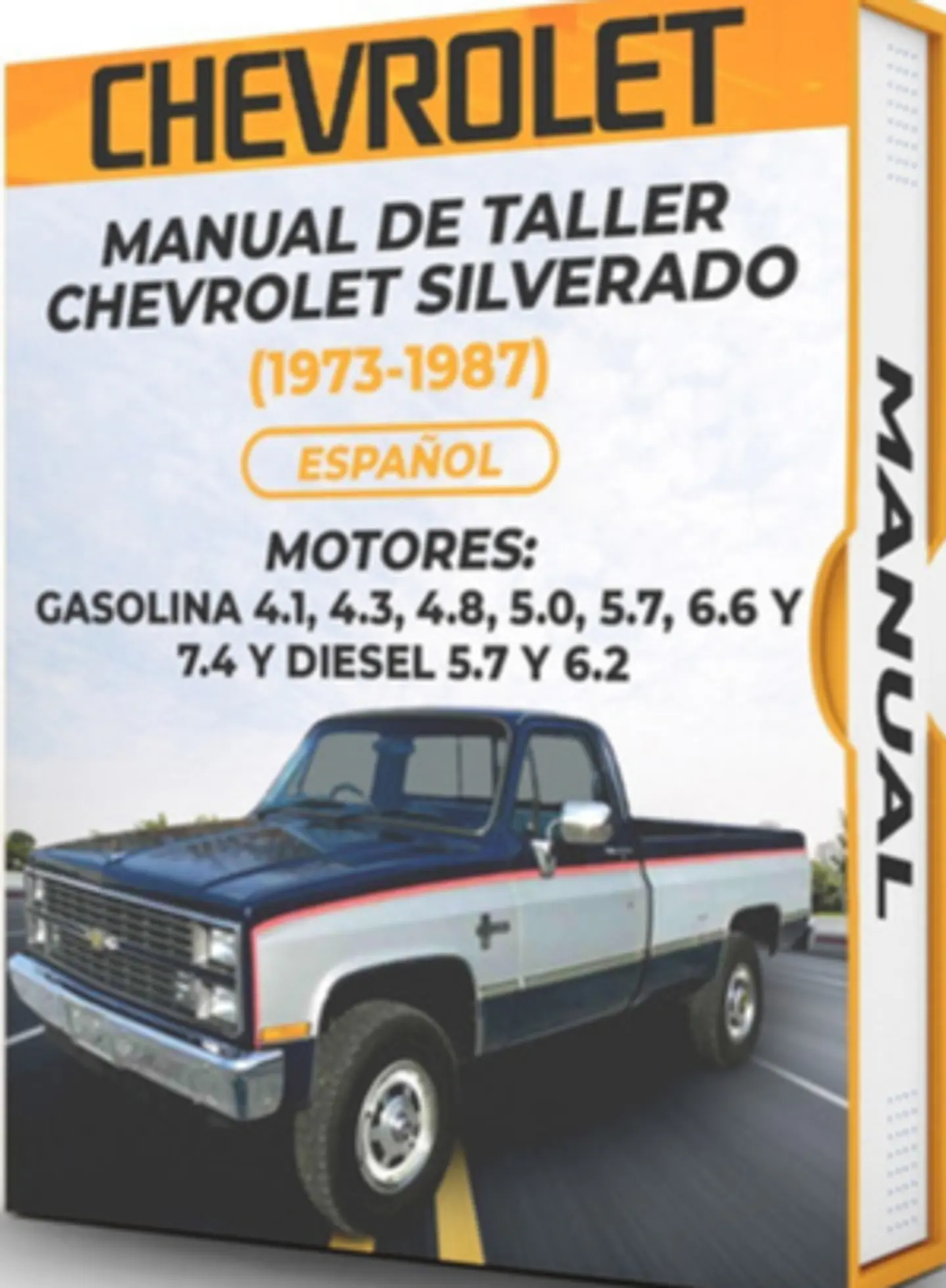 Manuale di officina Chevrolet Silverado BENZINA 4.1, 4.3, 4.8, 5.0, 5.7, 6.6 e 7.4 e DIESEL 5.7 e 6.2 PDF 1