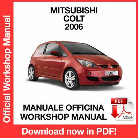 Manuale Officina Mitsubishi Colt (2006) (EN)