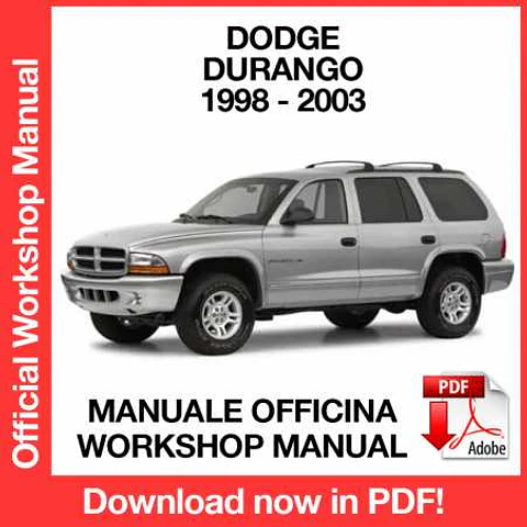 Manuale Officina Dodge Durango (1998-1999-2000-2001- 2002-2003) (EN)