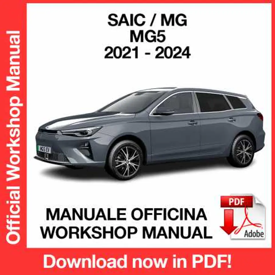 Manuale Officina Saic MG MG5 E (2021-2022-2023-2024) (EN) 1