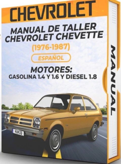 Manuale di officina Chevrolet Chevette (1982, 1983, 1984, 1985, 1986, 1987) BENZINA 1.4 e 1.6 e DIESEL 1.8