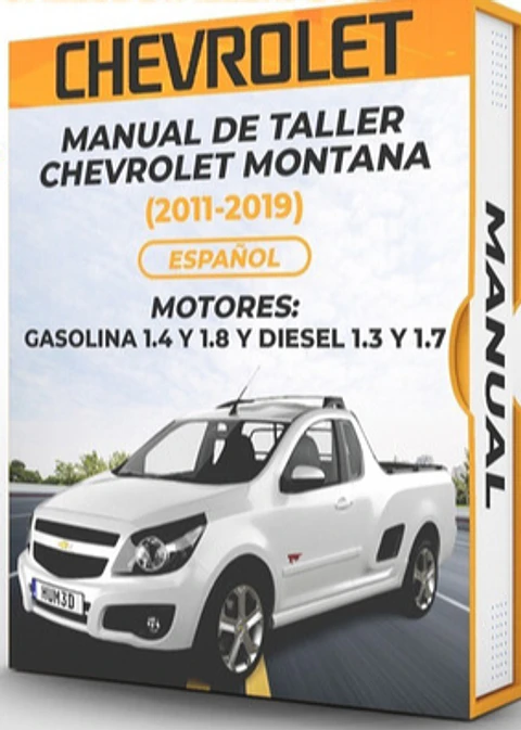 Manuale di officina Chevrolet Montana (2011, 2012, 2013, 2014, 2015) BENZINA 1.4 E 1.8 E DIESEL 1.3 E 1.7 PDF