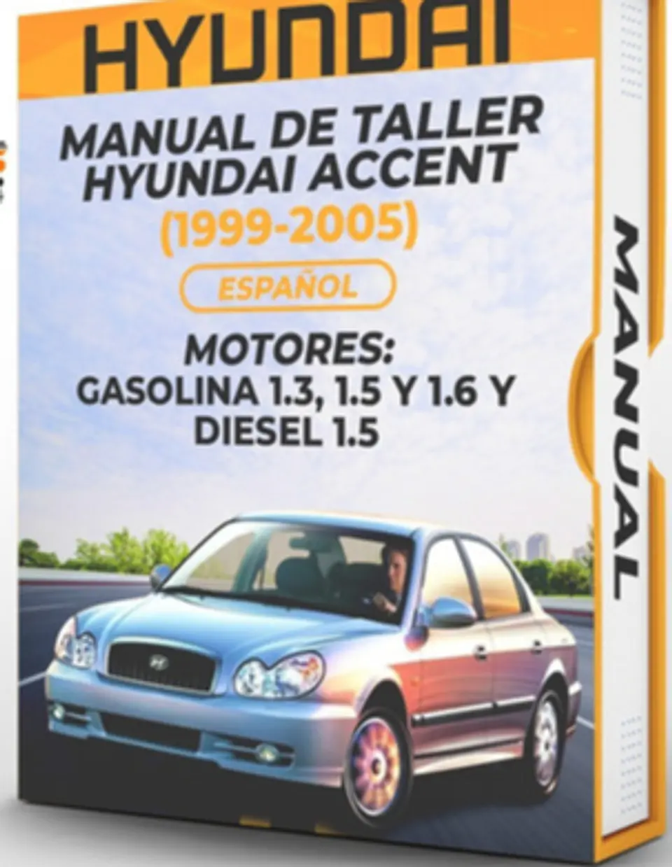 Manuale d'officina Hyundai Accent (1999, 2000, 2001, 2002, 2003, 2004, 2005) 1.3, 1.5 E 1.6 GAS 1.5 1