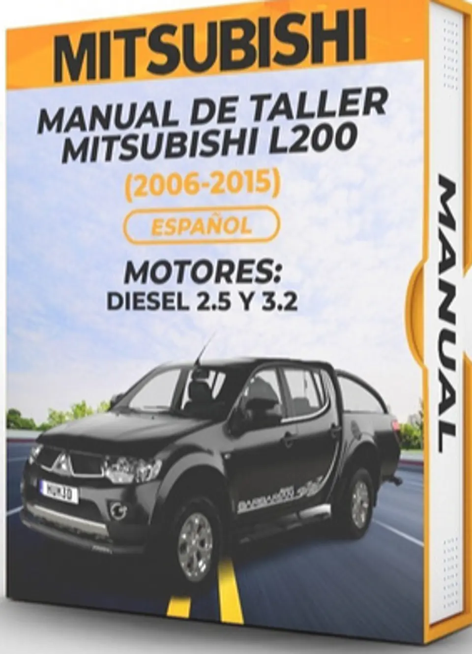 Manuale di officina Mitsubishi L200 (2006-2015) Gas 2.5 E 3.2 1
