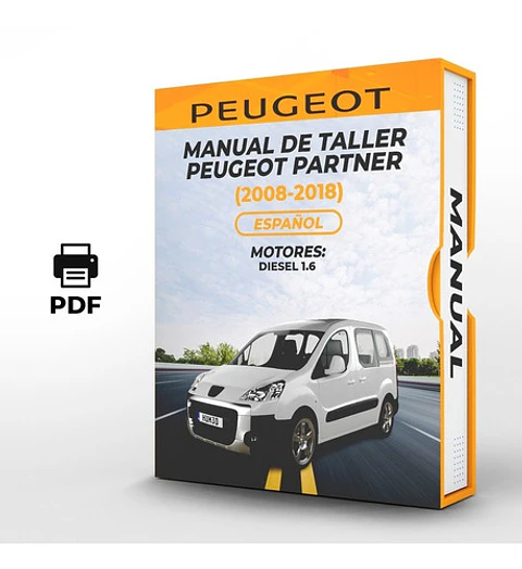 Manuale d'officina Peugeot Partner (2008, 2009, 2010, 2011, 2012)1.6