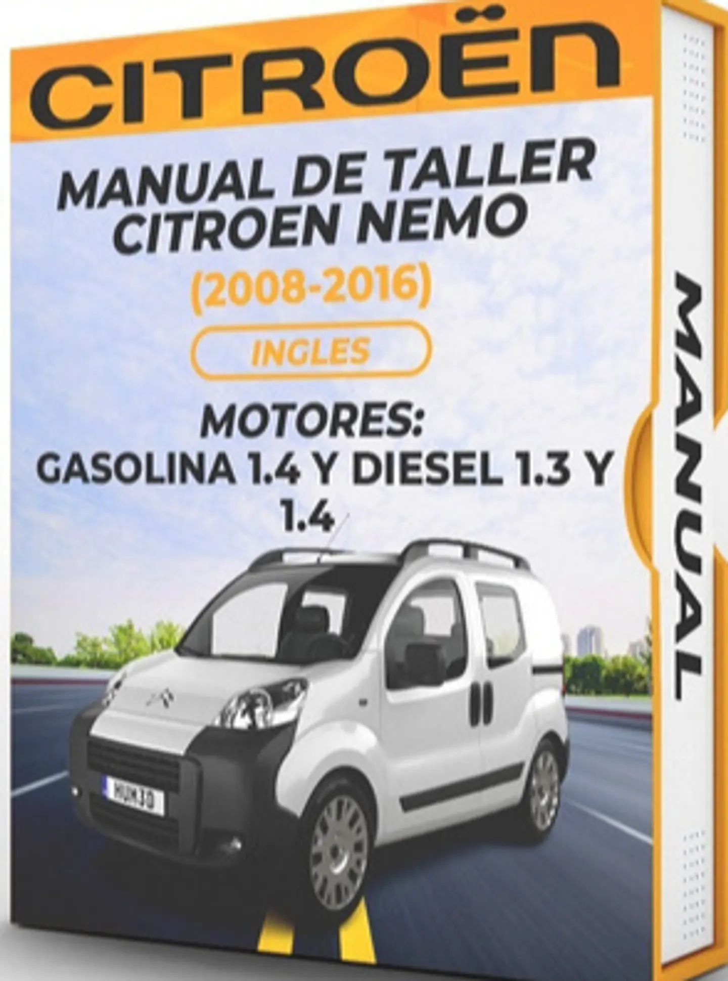 Manuale di officina Citroen Nemo (2008, 2009, 2010, 2011) 1.4 GAS 1.3 E 1.4 1