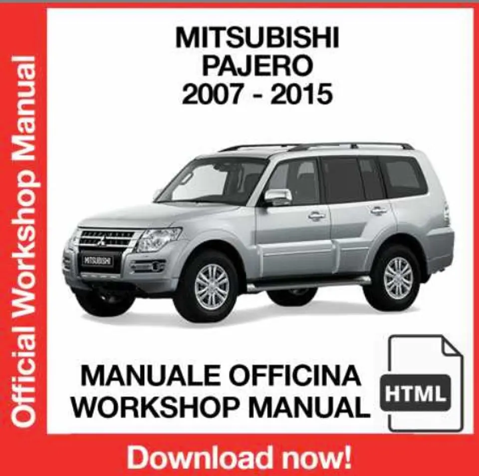 Manuale Officina Mitsubishi Pajero (2007-2008-2009-2010-2011-2012-2013-2014-2015) (EN) 1