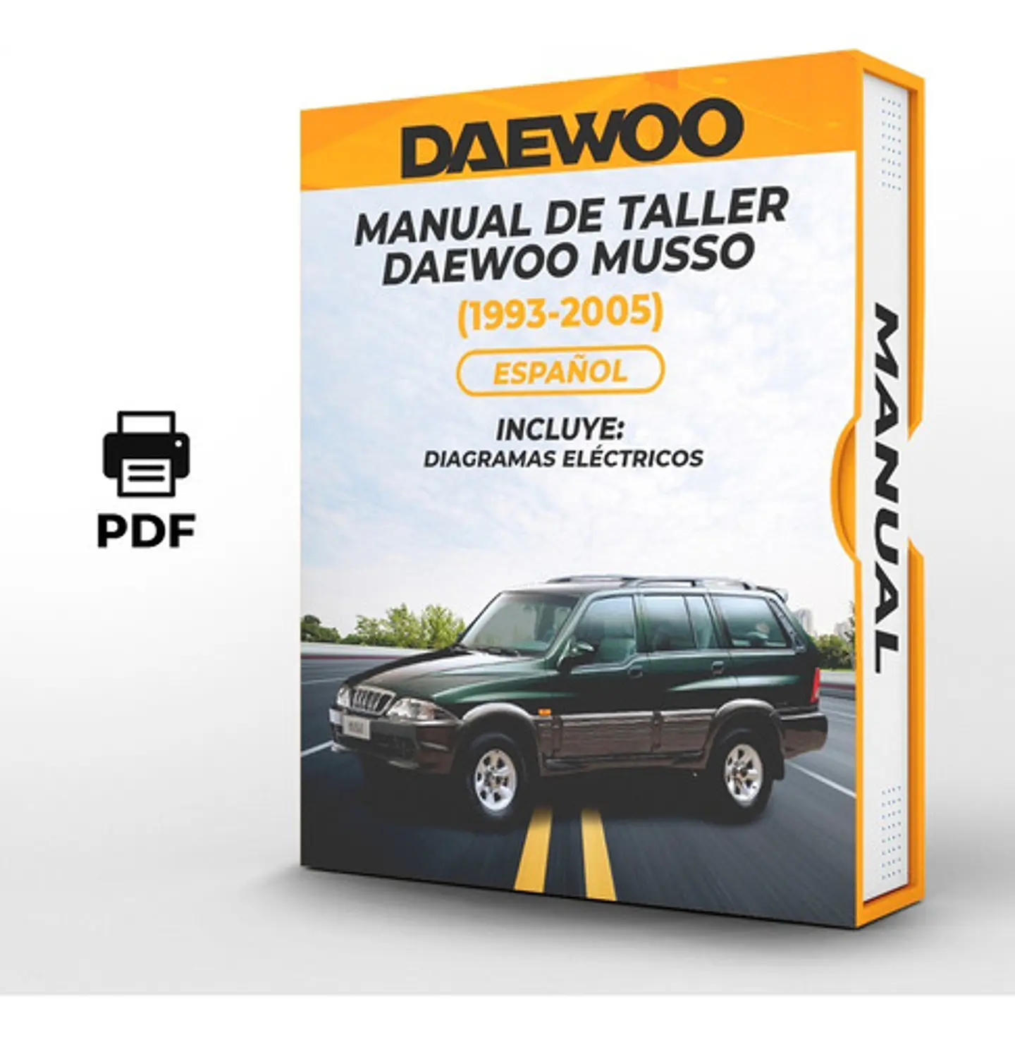 Manuale officina Daewoo Musso (1993, 1994, 1995, 1996, 1997, 1998, 1999, 2000, 2001, 2002, 2003, 2004, 2005)*** 1