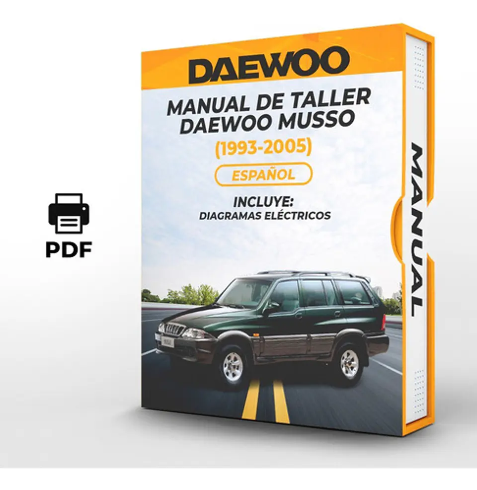 Manuale officina Daewoo Musso (1993, 1994, 1995, 1996, 1997, 1998, 1999, 2000, 2001, 2002, 2003, 2004, 2005)*** 1