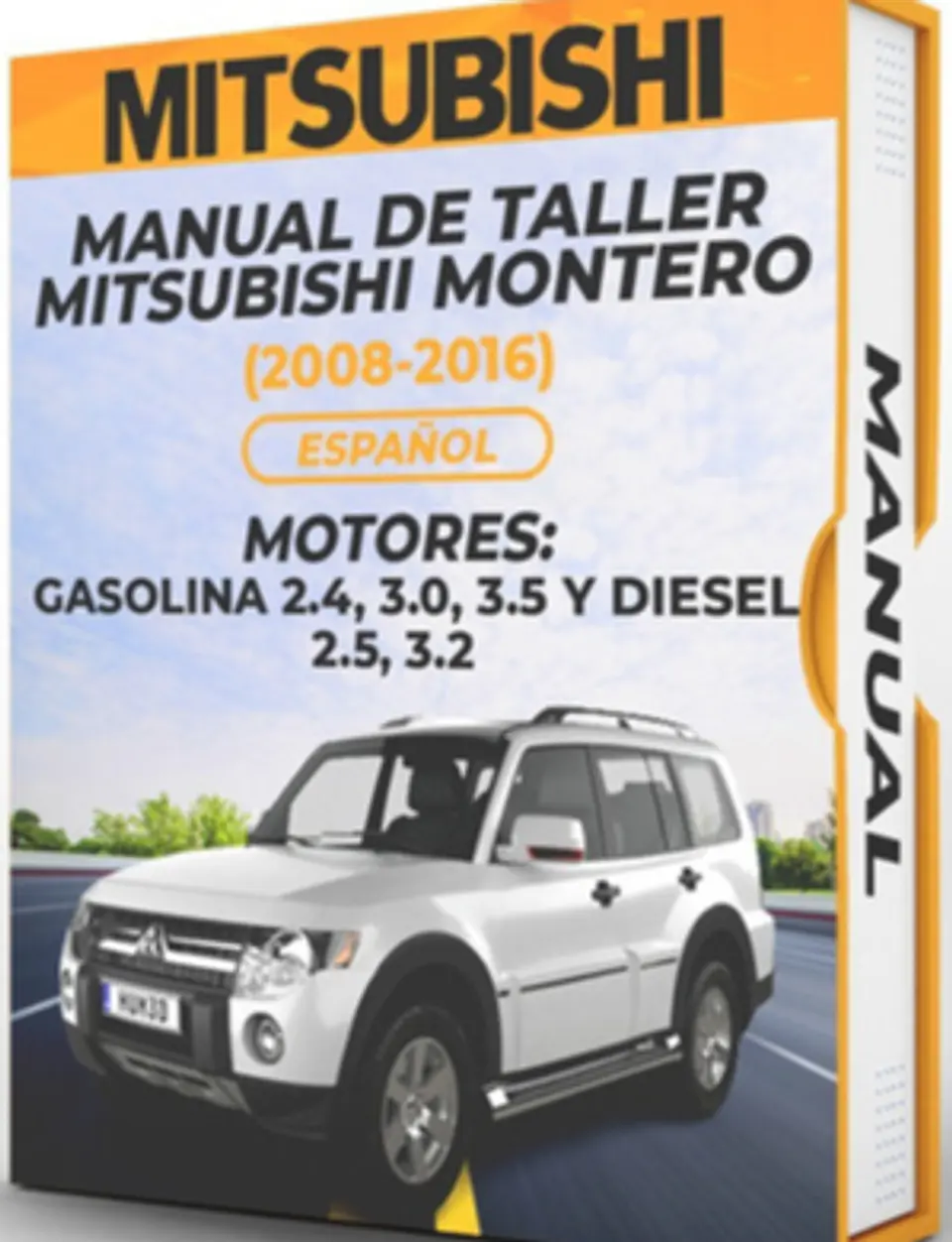 Manuale d'officina Mitsubishi Montero (2008, 2009, 2010, 2011, 2012)2.4, 3.0, 3.5 1