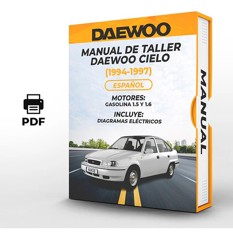 Manuale di officina Daewoo Cielo (1994-1997) (Spag)
