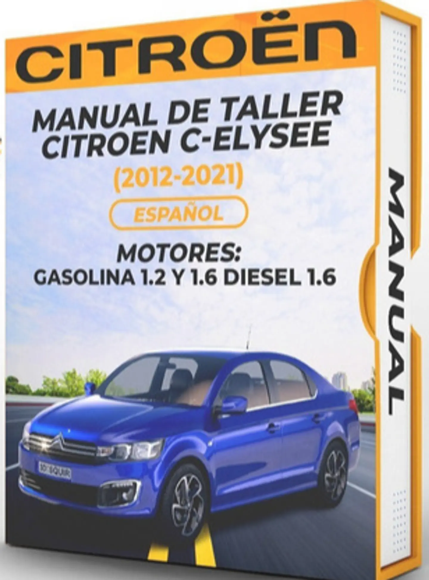 Manuale di officina Citroen C-elysee (2012, 2013, 2014, 2015) 1.2 E 1.6 GAS 1.6  1