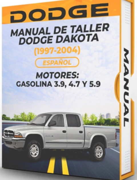Manuale di officina Dodge Dakota (1997, 1998, 1999, 2000, 2001, 2002, 2003, 2004) 3.9, 4.7 e 5.9
