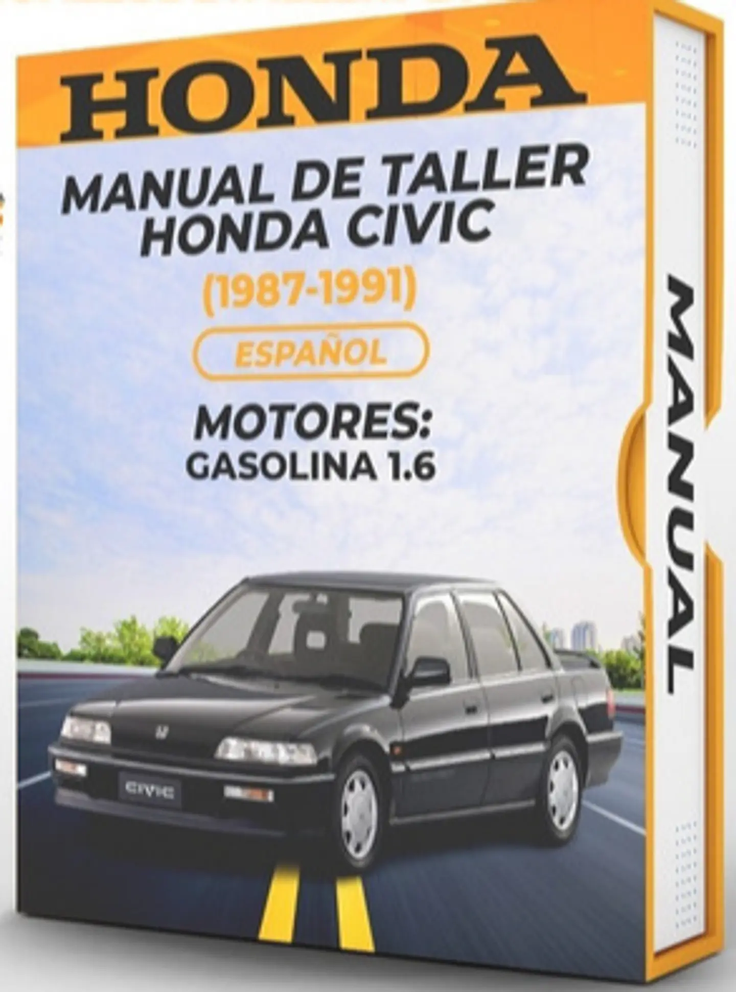 Manuale di officina Honda Civic (1987, 1988, 1989, 1990, 1991) 1.6 1