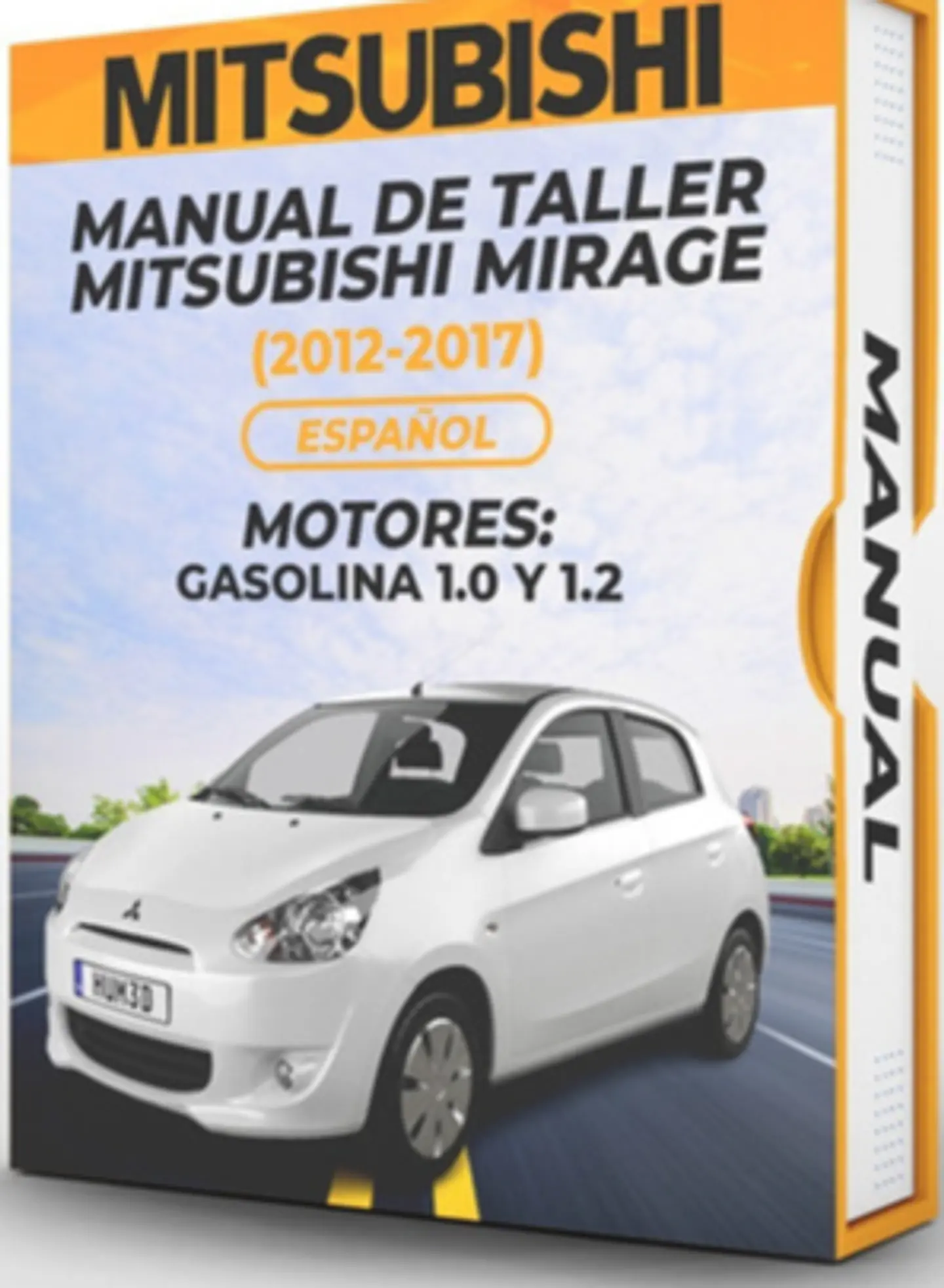 Manuale d'officina Mitsubishi Mirage (2012, 2013, 2014, 2015, 2016, 2017) 1.0, 1.2 1