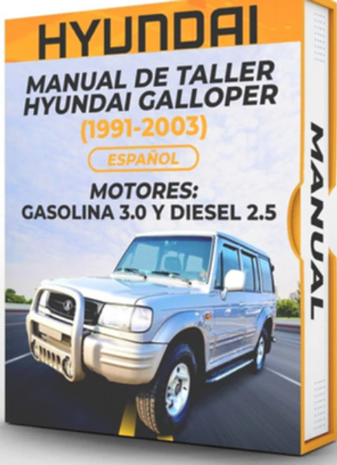 Manuale di officina Hyundai Galloper (1991-2003) (Spag)