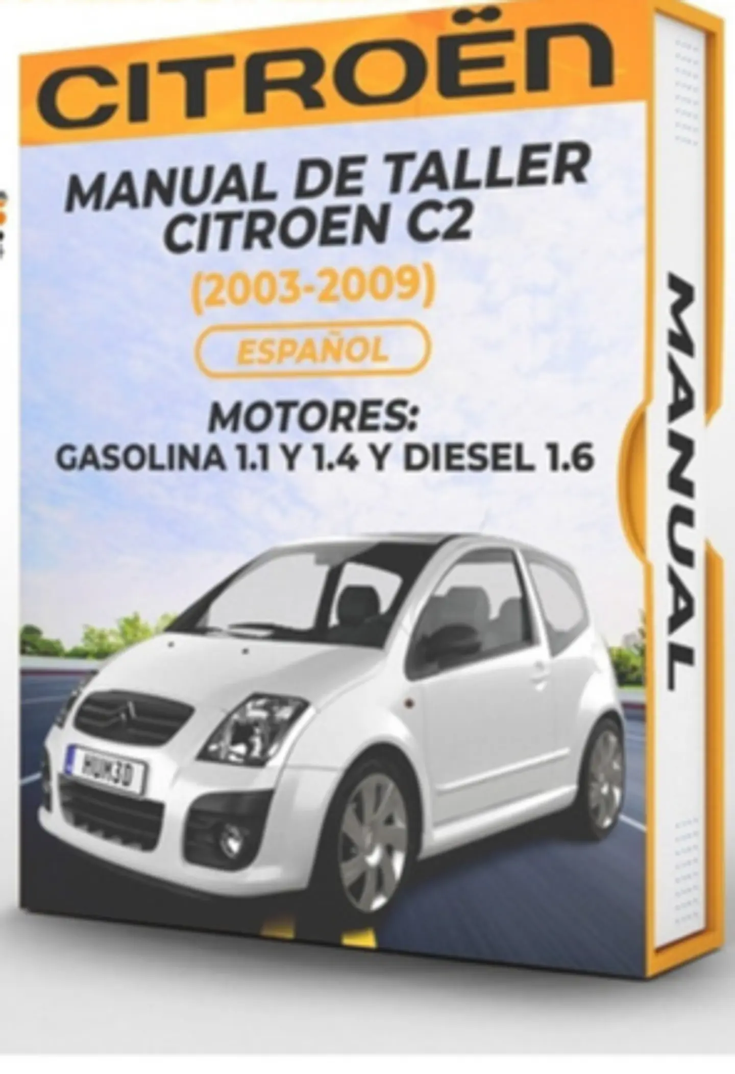 Manuale di officina Citroen C2 (2003-2009 2003, 2004, 2005, 2006, 2007, 2008, 2009) 1.1 e 1.4 GAS 1.6  1