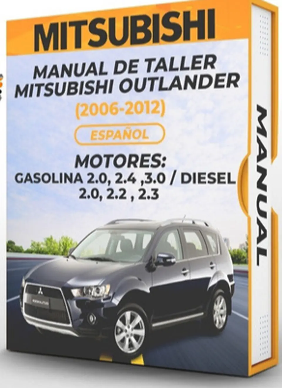 Manuale d'officina Mitsubishi Outlander (2009, 2010, 2011, 2012) 2.0, 2.4, 3.0 GAS 2.0, 2.2, 2.3 1