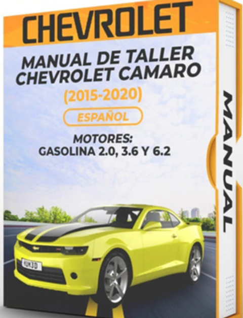 Manuale di officina Chevrolet Camaro (2015-2020) 2.0, 3.6 E 6.2 PDF