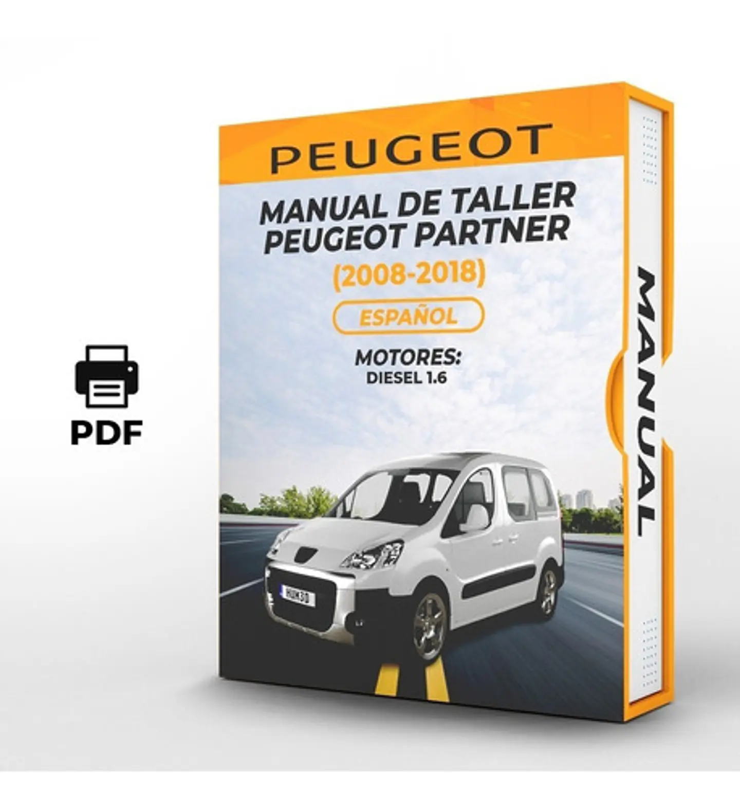 Manuale di officina Peugeot Partner (2008-2018) 1.6 PDF 1