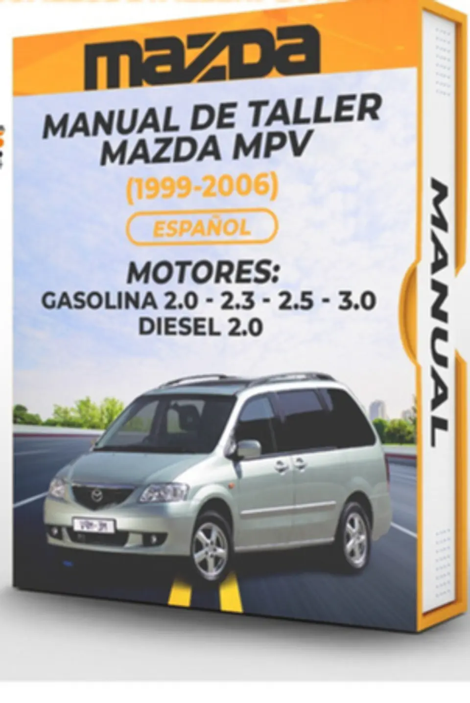 Manuale di officina Mazda Mpv (1999-2006) 2.0 - 2.3 - 2.5 - 3.0 Gaso 2.0 1