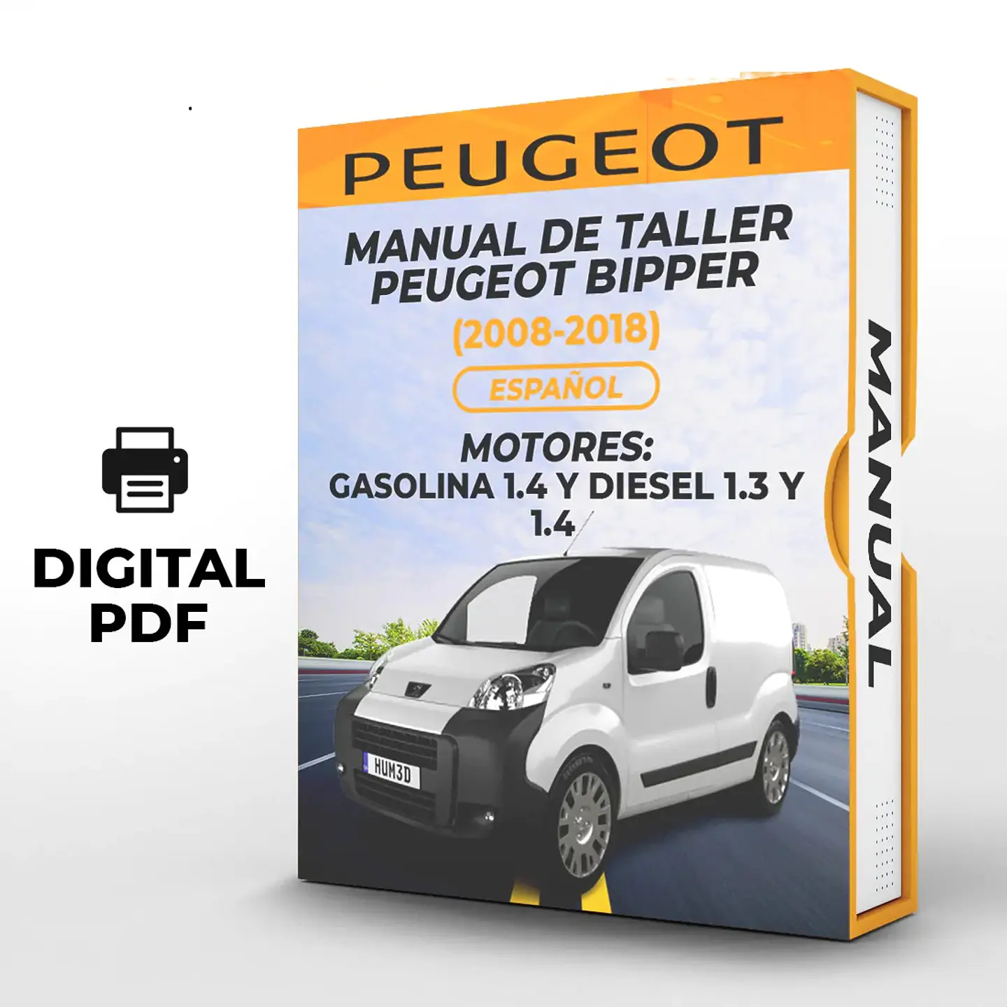 Manuale di officina Peugeot Bipper (2008-2018)  1.4 E GASO 1.3 E 1.4 1