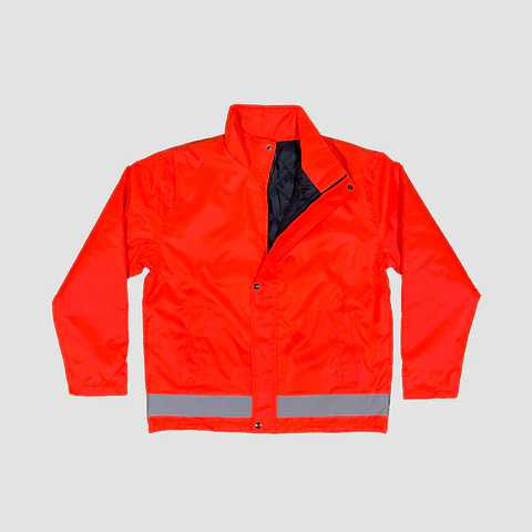 Parka Seguridad Privada Rojo Fluor