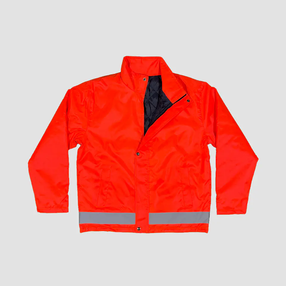 Parka Seguridad Privada Rojo Fluor 1